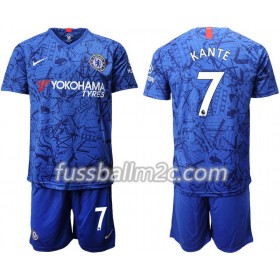Fußballtrikots Chelsea Kante 7 Kinder Heim Trikotsatz 2019-2020
